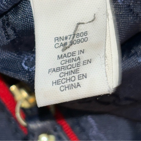 Tommy Hilfiger Quilt Diamond Navy Backpack - Picture 14 of 15